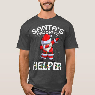 Camiseta Natal do Auxiliar Favorito dos papais noeis