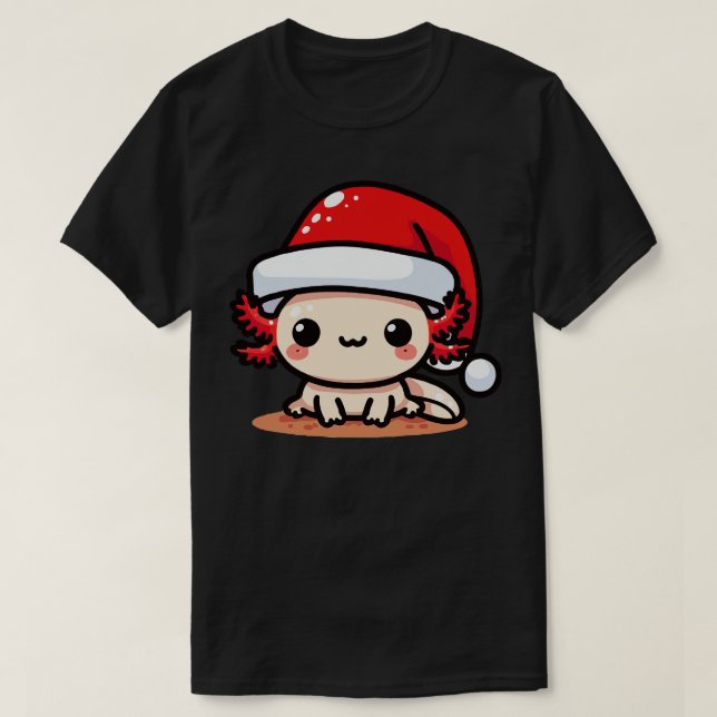 Camiseta natal do bebê axolotal (Frente do Design)