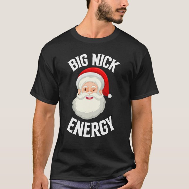 Camiseta Natal do Big Nick Energy Xmas (Frente)