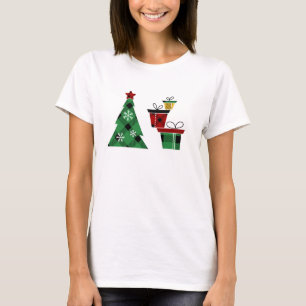 Camiseta Natal do Buffalo Check Red Xadrez