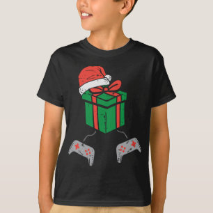 Camiseta Natal do Controlador de Jogo de Vídeo PJs Xmas