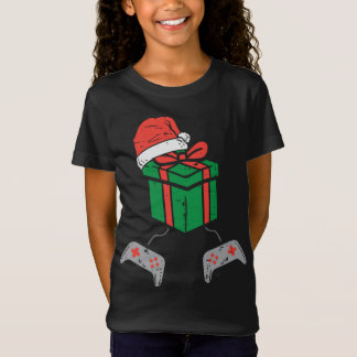 Camiseta Natal do Controlador de Jogo de Vídeo PJs Xmas
