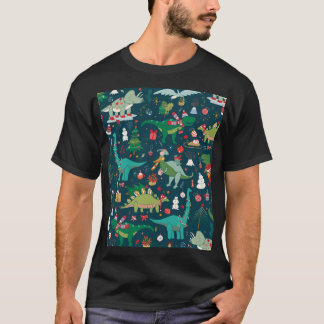 Camiseta Natal do Dinossauro: Feliz ano novo