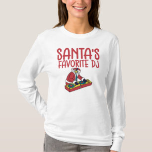 Camiseta Natal do DJ Favorito do Papai Noel