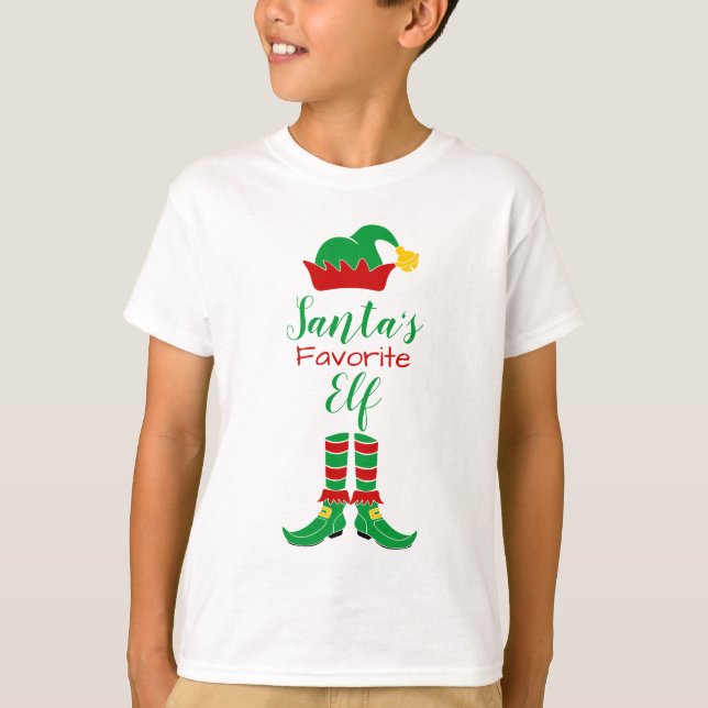 Camiseta Natal do Elf para Papais noeis personalizáveis (Frente)