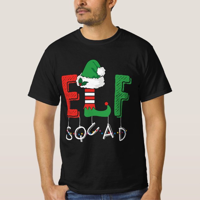 Camiseta Natal do Elf Squad (Frente)