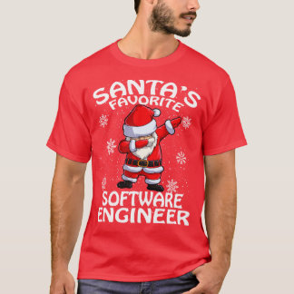 Camiseta Natal do Engenheiro de software favorito do Santas