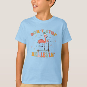 Camiseta Natal do Flamingo
