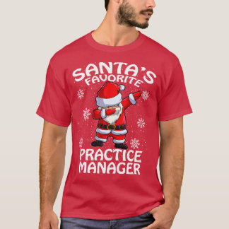 Camiseta Natal do Gerenciador de Práticas Favoritas Santas