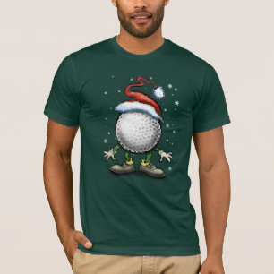 Camiseta Natal do golfe