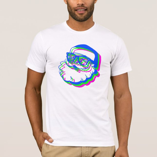 Camiseta Natal do hipster (Frente)