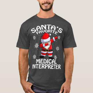 Camiseta Natal do intérprete médico favorito Santas