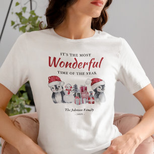 Camiseta Natal do inverno Themed