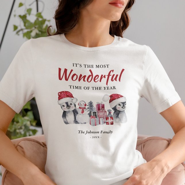 Camiseta Natal do inverno Themed (Criador carregado)