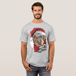 Camiseta Natal do Legal Pug