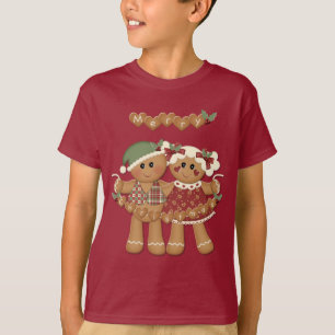 Camiseta Natal do país do pão-de-espécie