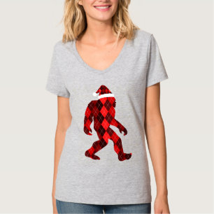 Camiseta Natal do Pé-Grande - Natal Divertido