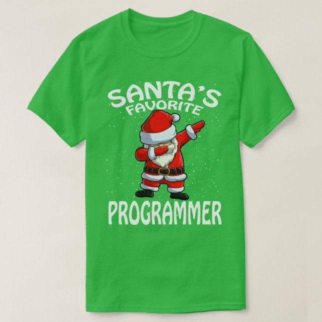 Camiseta Natal do programa favorito Santas (Frente do Design)