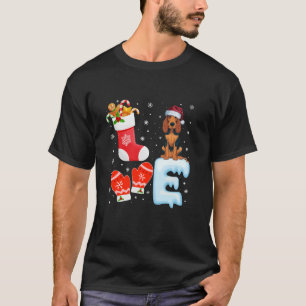 Camiseta Natal do Santa Hat empilhando o casulo inglês amer
