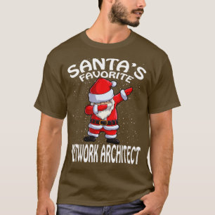 Camiseta Natal do Santas Favorite Network Architect