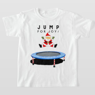 Camiseta Natal do trampolim