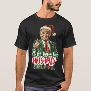 Camiseta Natal Donald Trump Presidente 2024 Dançar Funn