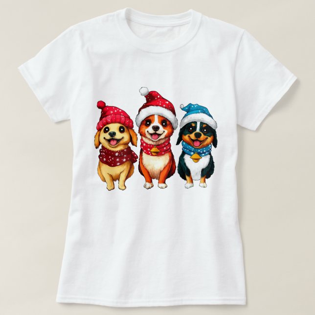 Camiseta Natal dos Cães (Frente do Design)