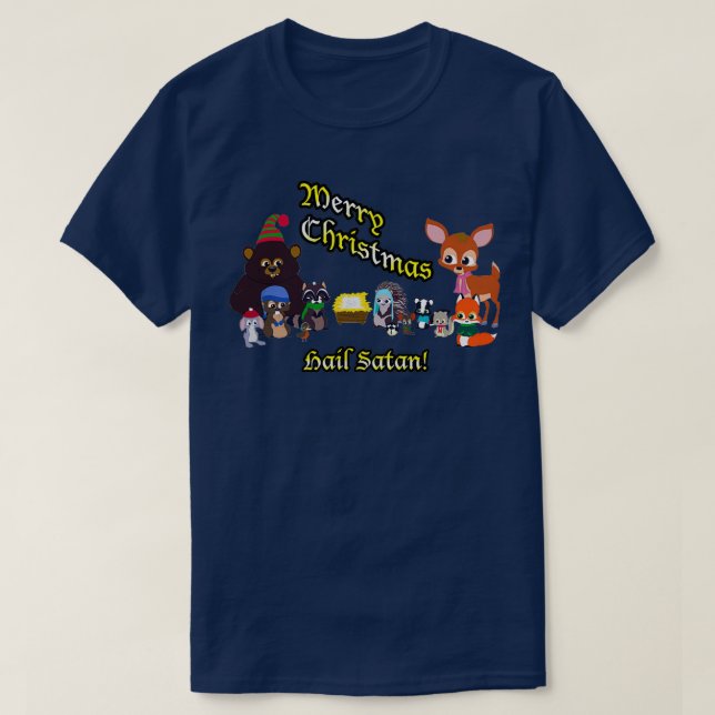 Camiseta Natal dos Critério das Florestas  (Frente do Design)