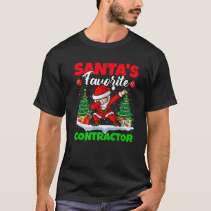 Camiseta Natal dos Papais noeis de Dabbing Favoritos do Xma