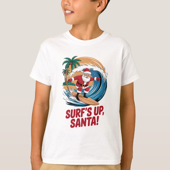 Camiseta Natal dos Papais noeis surfs (Frente)