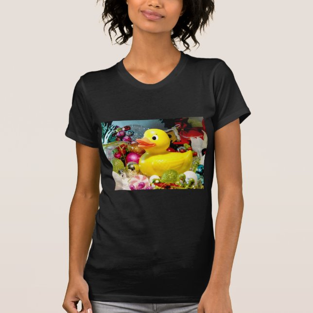 Camiseta Natal Ducky mim (Frente)