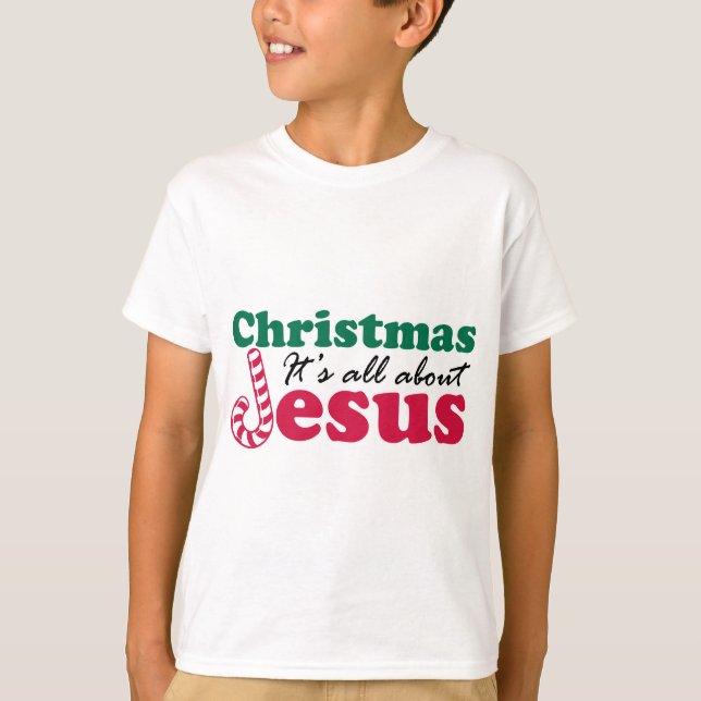 Camiseta Natal - é toda sobre Jesus (Frente)