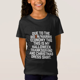 Camiseta Natal Economia Biden Harris Engraçado