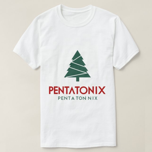 Camiseta Natal elétrico Pentatonix (Frente do Design)