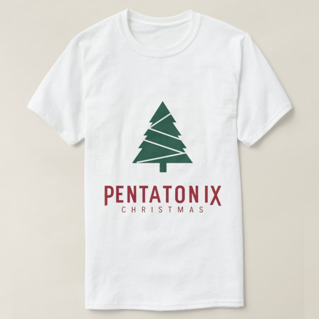 Camiseta Natal elétrico Pentatonix (Frente do Design)