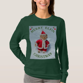 Camiseta NATAL ELFICO ALEGRE - Arte Vestível