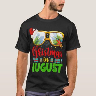 Camiseta Natal Em Agosto De Reindeer Float Xmas