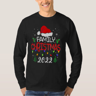 Camiseta Natal em Família 2022 Conjuntos Combinando Esqua