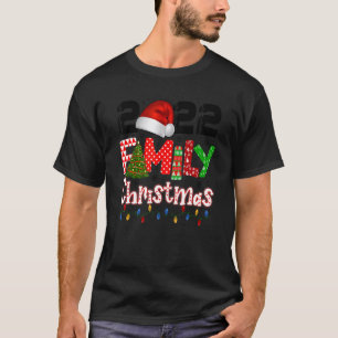 Camiseta Natal em Família 2022 Feliz Natal Luz de Bola Jard