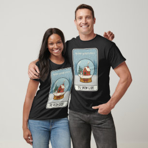 Camiseta Natal em Globo de Neve Sonhos ao Alcance