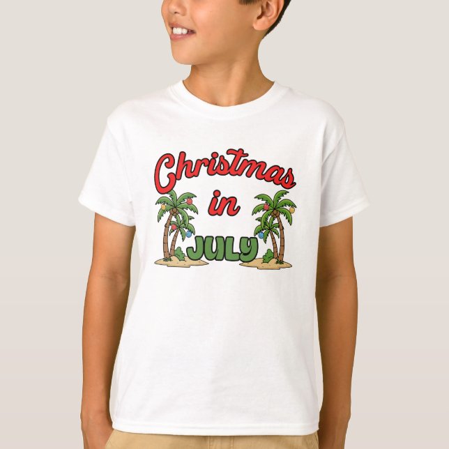 Camiseta Natal em Julho (Frente)