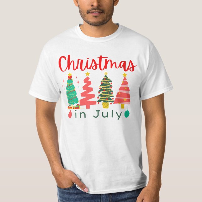 Camiseta Natal em julho (Frente)