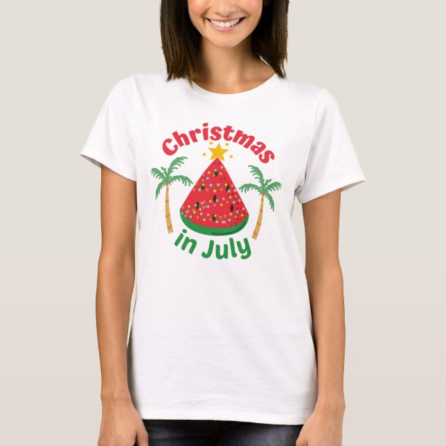 CAMISETA NATAL EM JULHO (Frente)
