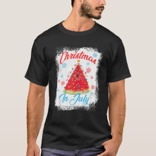 Camiseta Natal Em Julho Árvore De Melancia Xmas Correspond