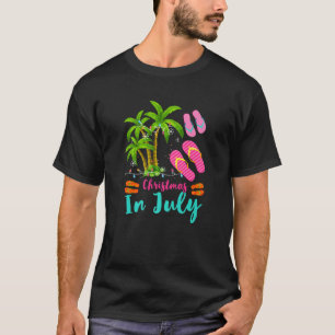Camiseta Natal Em Julho Chinelos De Natal Feias Verão