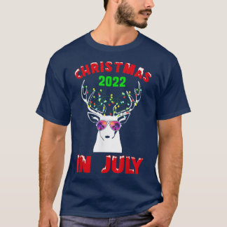 Camiseta Natal Em Julho De 2022 Papais noeis De Felizes De