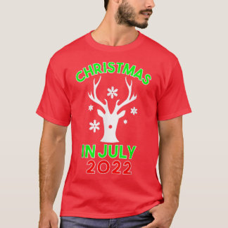 Camiseta Natal Em Julho De 2022 Papais noeis De Felizes De