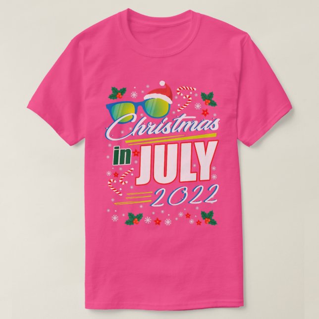 Camiseta Natal Em Julho De 2022 Premium (Frente do Design)
