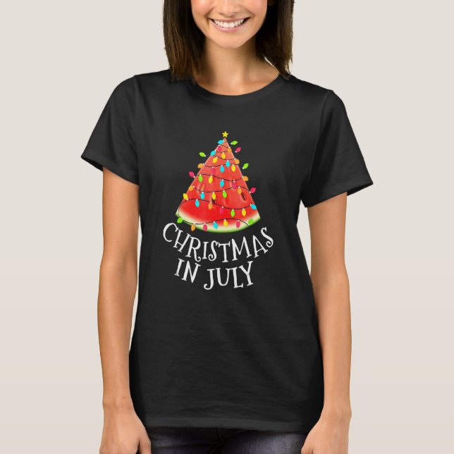 Camiseta Natal Em Julho Design Melon Natal Tr (Frente)
