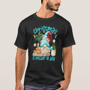 Camiseta Natal Em Julho É Melhor Em Chinelos Verão G